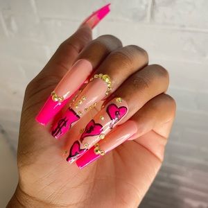 Press on nails “Let’s get to the bag” set